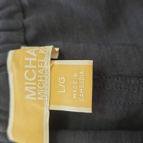 Michael Kors Black Wide Leg Pant Sz Lg Nwt - Picture 8 of 9